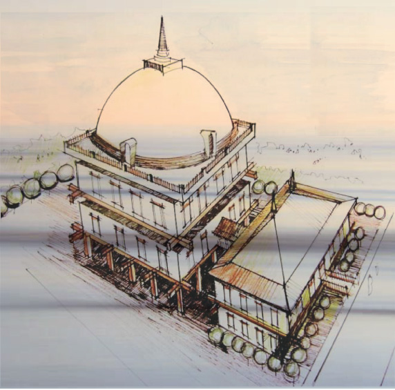 Largest Buddhist temple in Europe approved